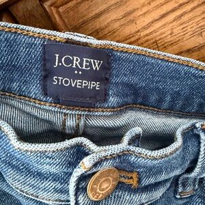 J. Crew Women's Classic stovepipe Blue Ankle Jeans